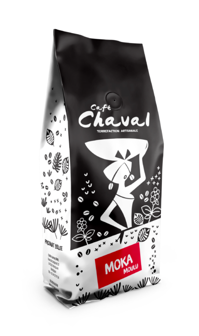 Chaval Moka Rouge Grain (500g)