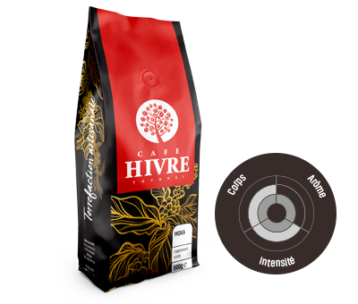 [19120 hrg] Hivre Disque Rouge Moka Grain (500g)